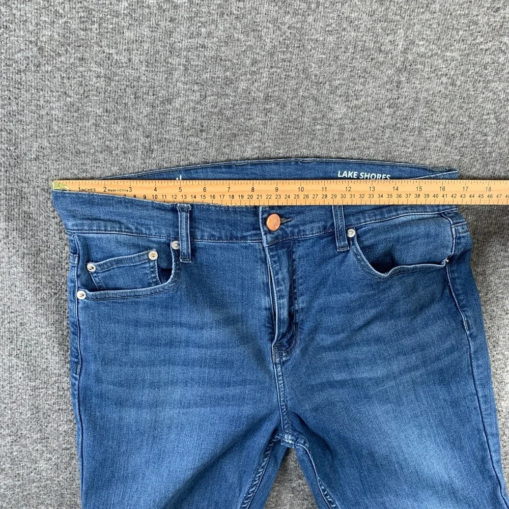 Mugsy Jeans Men 34x30 Lake Shores Blue Stretch Modern